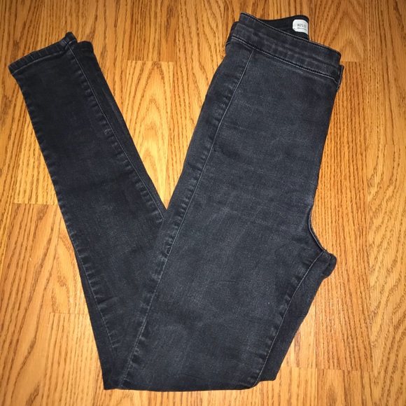 Topshop Denim - Top shop Washed Black Joni Jeans